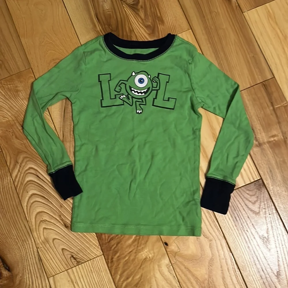 Gap x Disney Boys Monsters Inc Pajamas Sz 8